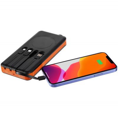 Аккумулятор Holiday Maker, 10000 мАч, оранжевый-3