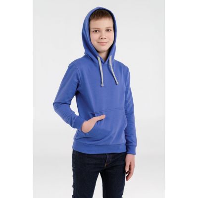 Толстовка с капюшоном детская Kirenga Kids, ярко-синяя-3