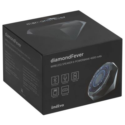 Беспроводная колонка diamondFever с аккумулятором 4000 мАч, черная-8