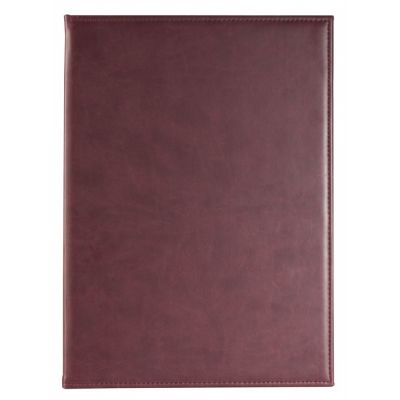 Папка адресная Brand, бордовая-0