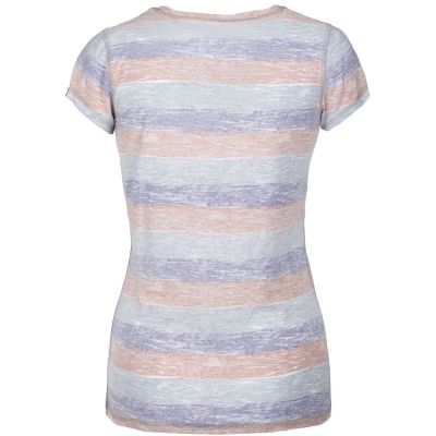 Футболка женская «Амазонка» двусторонняя, оранжевая с фиолетовым-1