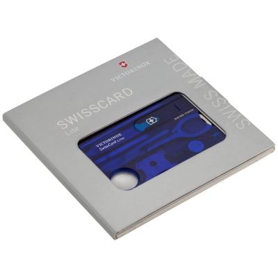 Набор инструментов SwissCard Lite, синий-4