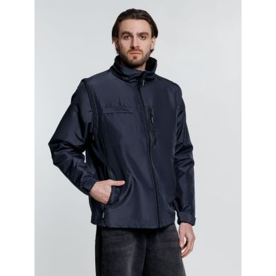 Куртка-трансформер унисекс Astana, темно-синяя-11