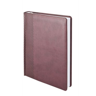 Ежедневник Brand ver.1, недатированный, бордовый-1