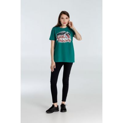 Футболка «Пленка кончилась», изумрудно-зеленая-3