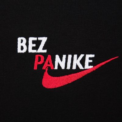 Худи оверсайз Bez Panike, черное-4