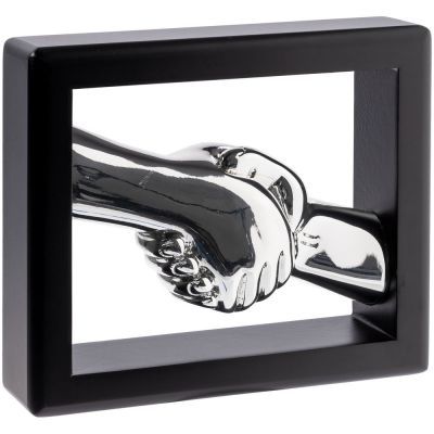 Награда «Рукопожатие», черная, уценка-0