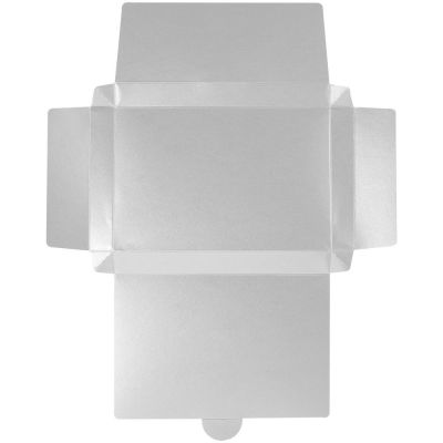 Коробка самосборная Flacky Slim, серебристая-2
