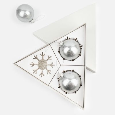 Набор Finery Trio, серебристый-0