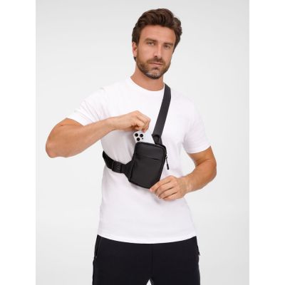 Спортивная кросс-боди сумка UrbanHike, черная-7