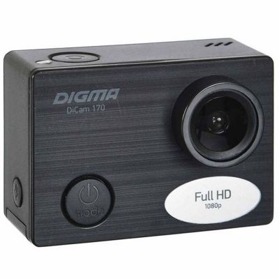 Экшн-камера Digma DiCam 170, черная-1