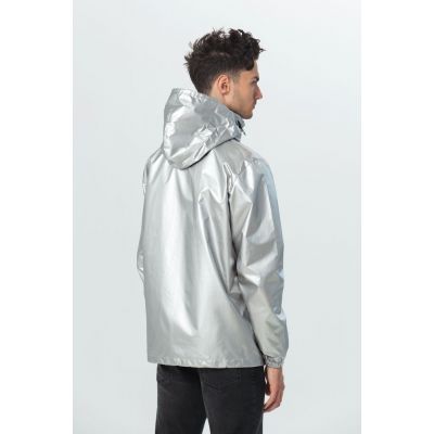 Ветровка Unit Flash, серебристая-6