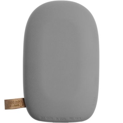 Аккумулятор с беспроводной зарядкой Pebble Wireless 9000 мАч, серый-2