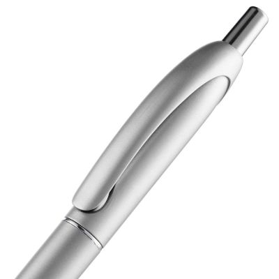 Ручка шариковая Bright Spark, серебристая-4