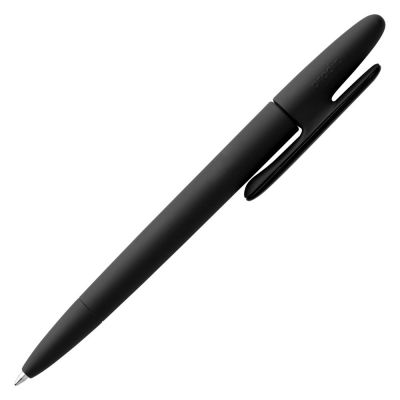Ручка шариковая Prodir DS5 TRR-P Soft Touch, черная-2