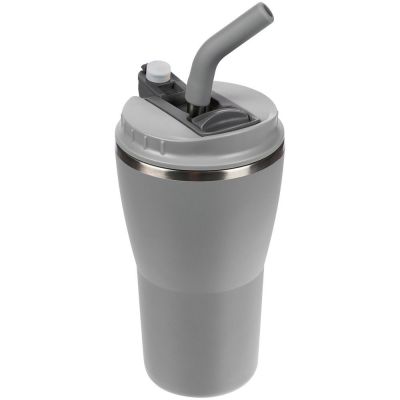 Термостакан Sapporo без логотипа, серый-7