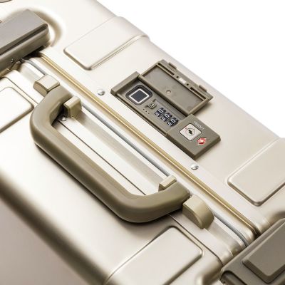Чемодан Metal Luggage, золотистый-5