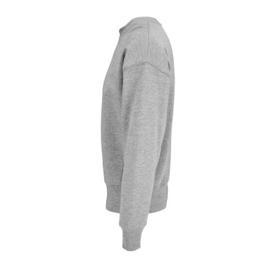 Свитшот унисекс Authentic, серый меланж-1