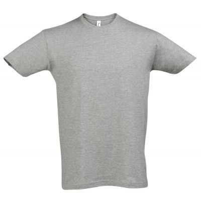 Футболка унисекс Regent 150, серый меланж-0