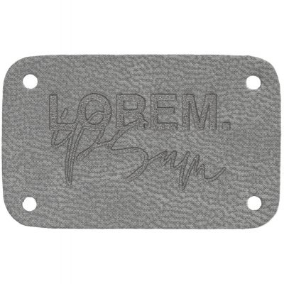 Лейбл Latte, S, серый-1