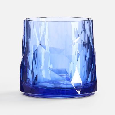Стакан небьющийся Sate Crystal, вращающийся, прозрачный синий-0