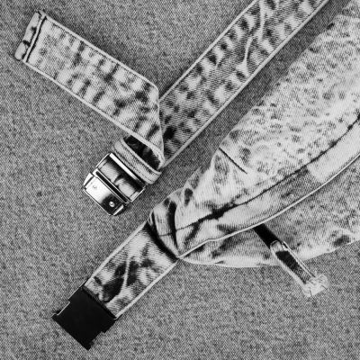 Поясная сумка W6, серая-4