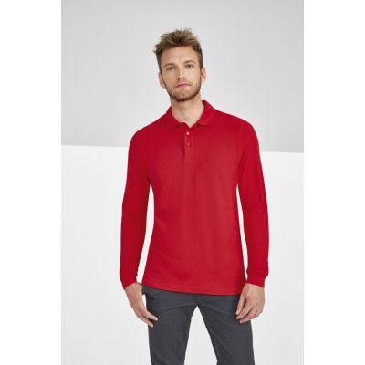 Рубашка поло мужская с длинным рукавом Winter II 210 черный меланж-4