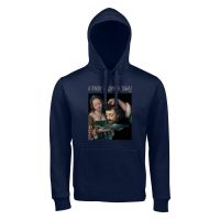 Худи «А голову ты дома не забыл», синее