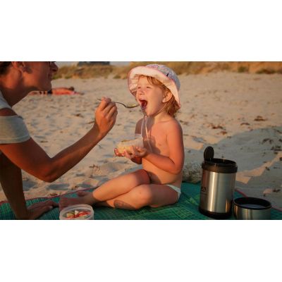 Термос для еды с контейнерами «Арктика 1500», стальной-5