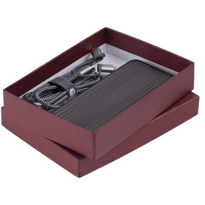 Коробка Good Luck, бордовая-2