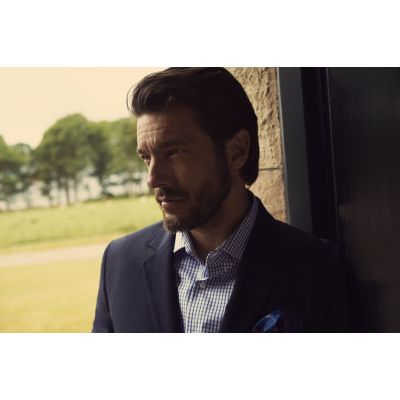 Рубашка мужская в клетку Tribeca, черная-1