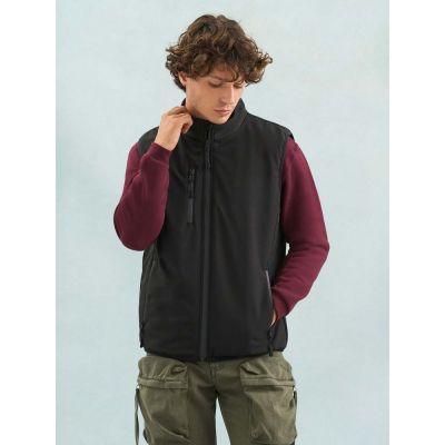 Жилет софтшелл унисекс Falcon BW, темно-серый-4