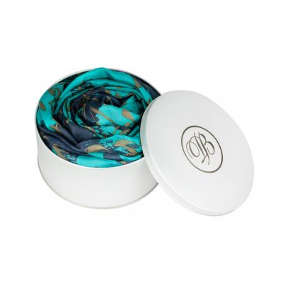 Коробка Pragmax M, круглая, серебристая-3