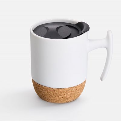 Кружка Corky Grip, белая-0