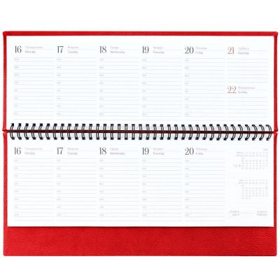 Планинг Sagrin, датированный, красный-4