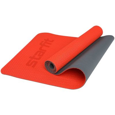 Коврик для фитнеса Star, красный-0