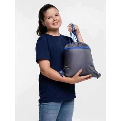 Детский рюкзак Novice, серый с синим-5