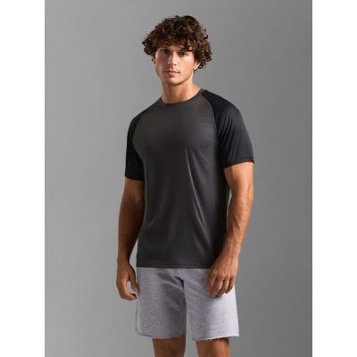 Футболка спортивная унисекс Vortex, черная-4