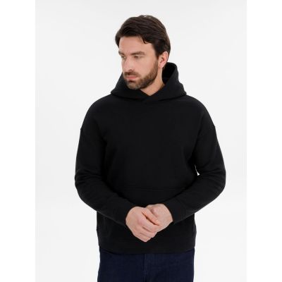 Худи оверсайз унисекс Snuggie, черное-4