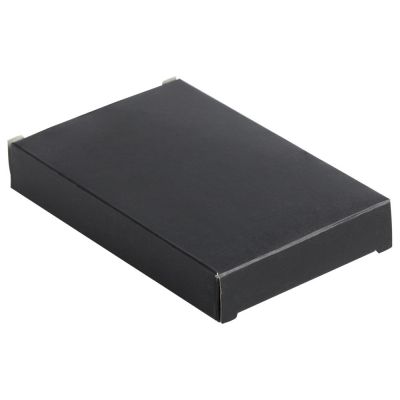 Визитница Prestige, черная с оранжевым-4