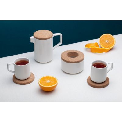 Чайная пара Riposo, белая-4