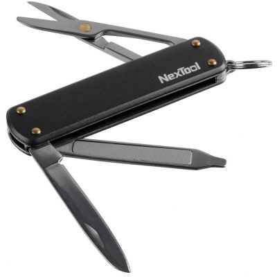 Нож-брелок NexTool Mini, черный-0