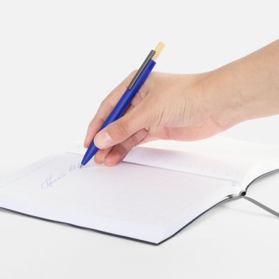 Ручка шариковая Bambink в подарочной упаковке, темно-синяя-5