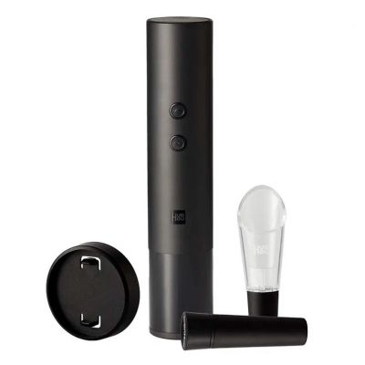 Винный набор HuoHou Electric Wine Bottle Opener 4 in 1, черный-0