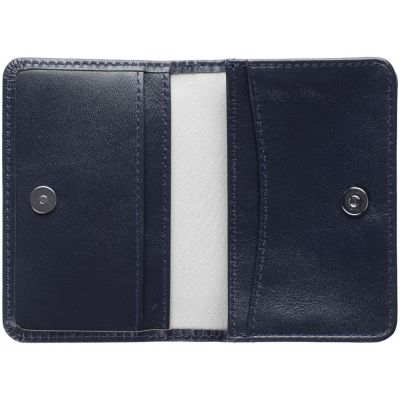 Футляр для карточек и визиток Signature, синий-3