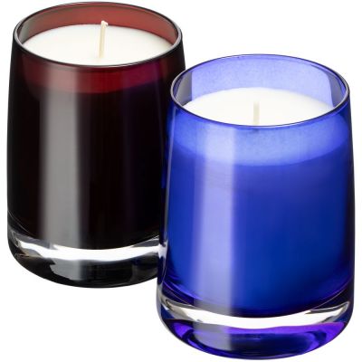 Ароматическая свеча Fragnola, пряная древесина и кардамон, темно-синяя-2