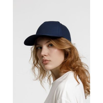 Бейсболка Seguro, темно-синяя-10