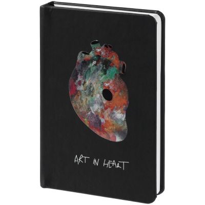 Блокнот Art In Heart, черный-1
