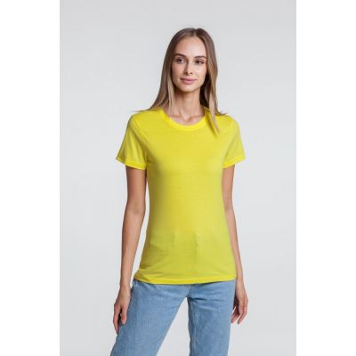 Футболка женская T-bolka Lady, желтая-4