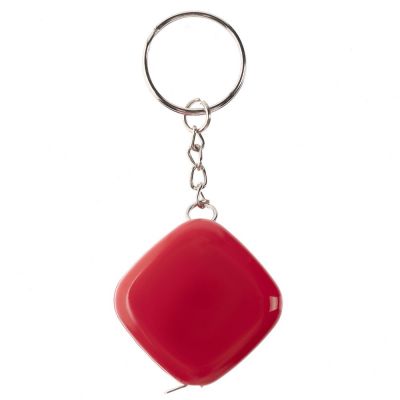 Брелок с рулеткой Metric, красный-2